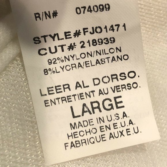 Jag Swim Top Tankini Blue White Stripes Size L - Picture 4 of 8